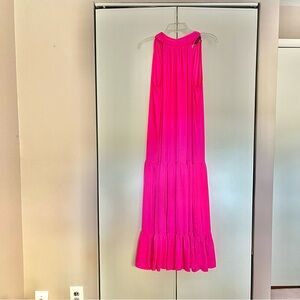 Vince Camuto Fuchsia Halter Dress